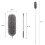 Extendable Feather Duster Long Duster Magic Cobweb Duster Brush - Grey 3