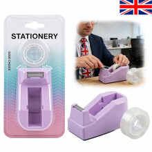 Stationary Tape Dispenser with 1 Tape Roll Non slip Base Tape Dispenser for DIY Packaging