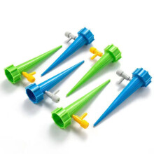 10pcs/Pack Automatic Plant Self Watering Spikes for Garden Home Flower Drip Waterer Tool - Green
