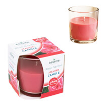 Rose Garden Fragranced Glass Jar Candle Scented Candles 20h Burn Time for Festivals Parties Yoga Home Gifts