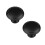 2pcs Stainless Steel Door Knobs for Cabinet Handles Cupboard Drawer Kitchen - Black 1