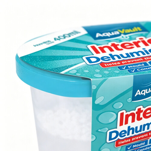 4Pack 400mL Unscented Dehumidifier Disposable Dehumidifier Moisture Absorber Dehumidifiers Random Color 2