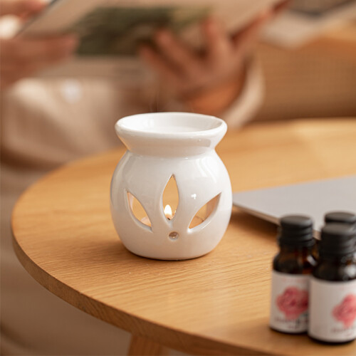 Ceramic Oil Burner Set Burner Includes Oil Wax Tea Lights Burner 1