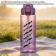 Leakproof Water Bottle BPA Free Plastic Drinking Bottle for Teenager Adult Sports Gym Outdoor Cycling Office