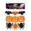 Paper Halloween Decorations Bats Pumpkins Spiders Length 3m Assorted Designs - Random Sent 1