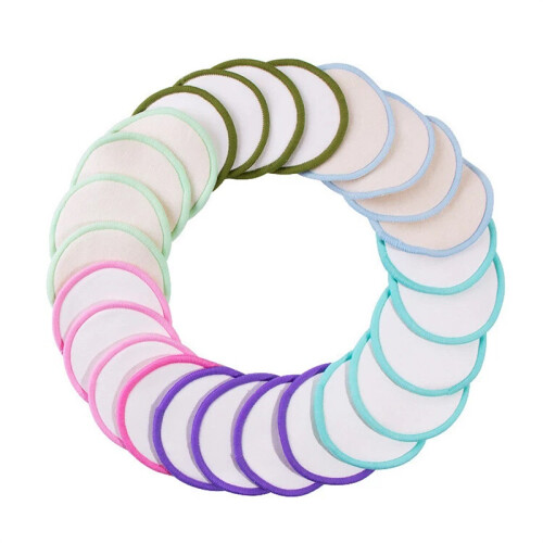 20 x Make up Remover Pads Microfiber Cleaner Puff Reusable Face Cleansing Cloth