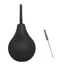 Enemator Set with Nozzle and Cleaning Brush Reusable Anal Douche for Men and Women