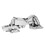 2 PCS 165 Degree Kitchen Cabinet Hinges Soft Close Cupboard Hinges with Fixing Screws 2