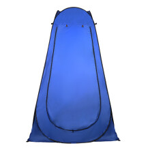 Toilet Shower Tent Pop-up Changing Tent with Tent Bag for Outdoor Travel Camping - Blue