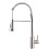 Monobloc Kitchen Sink Mixer Tap with Pull Out Hose Sprayer Single Lever - Silver 1