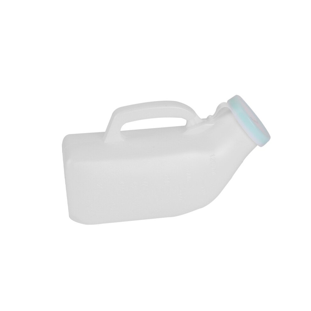 2pcs Male Urinal Bottles 1200ml Portable Spill Proof Pee Containers for Men