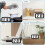 5.3 Inch Smart Simple Silent LED Digital Alarm Clock w/ Date Temp Display -Black 3