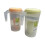 2400ml Transparent Plastic Water Juice Jug with Cups - Random Colour 4