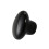 38mm Ceramic Single Hole Cupboard Handles Drawer Pulls Kitchen Cabinet Knobs - Black 5