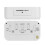 5.3 Inch Smart Simple Silent LED Digital Alarm Clock w/ Date Temp Display -White 3