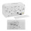 5.3 Inch Smart Simple Silent LED Digital Alarm Clock w/ Date Temp Display -White 4