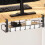 Under Desk Cable Tray Wire Cord Storage Rack Organizer No Drill Easy Install 4