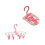 Foldable Laundry Clothes Peg Hanger Sock Airer Dryer 20 cm - Random Colour 3