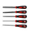 5 Pcs Metal Hand File Set Square Flat Round Half-Round Triangular Steel Files for Precision Crafting Woodworking DIY Projects 4