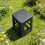Plastic Rattan Stool Large Modern Minimalist Backless Stools 28 x 28 x 46cm Random Colours 4