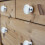10PCS 28mm Zinc Alloy Round Stainless Steel Kitchen Cabinet Knobs Drawer Handles Cupboard Knobs 5