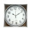 Quartz Basic Wall Clock Round Vintage Analogue Clocks for Home Kitchen Bedroom 24 cm - White 3
