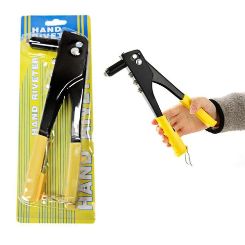 Rivet Gun Riveting Tool Hand Riveter for DIY with 4 Attached Nozzles 1