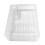 Clear Medium Plastic Dish Drainer Plate and Cutlery Rack with Drip Tray 3
