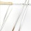 6 pcs Twisted Metal BBQ Kebab Skewer Sticks 46 cm Wooden Handle 5