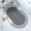 Bathroom Absorbent Bath Mat Long Oval 59cm Assorted Copywriting and Colours - Random Sent 4