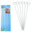 9 Pack Twisted Metal BBQ Kebab Skewer Sticks 38 cm 3