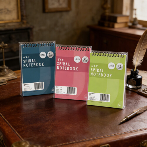 3PCS Spiral Notebook 6 x 4 inch Kids Notebook Students Notebook Wirebound Notebook Random Colour 2