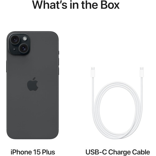 Refurbished Apple iPhone 15 Plus 128GB Black (Dual physical SIM + eSIM)