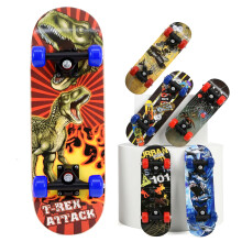 GEEZY Kids Mini Skateboard 17" Beginners Skate Board Outdoor Small Kick Board Children