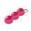 Elastic Silicone Golf Ball Wraps for Impact Resistance-rose red 1