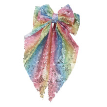 Glittering Sequined Hair Bows for Women Girl Daily-color S1