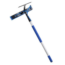 Kit de Limpeza Duoku para Painéis Solares com Pólo Telescópico de 4,6 m - Equipado com Escova Rotativa de 180
