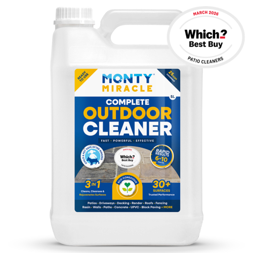 (1 x 5L) Monty Miracle Complete Outdoor Cleaner