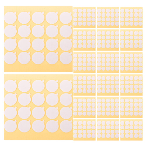 800Pcs Double-Sided White Candle Wick Adhesive Dots for Candle Making