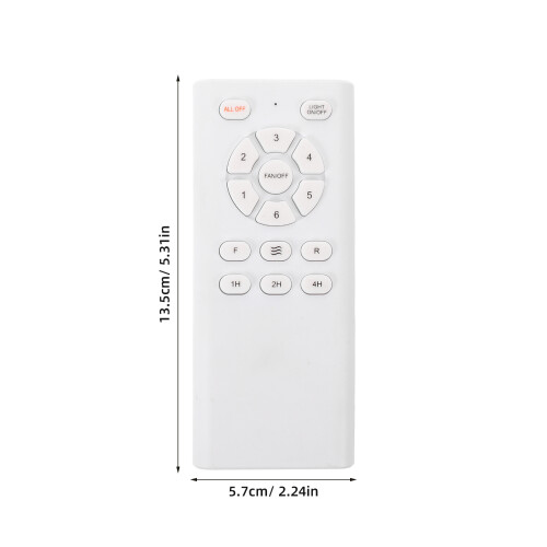 Draadloze Witte Fan Remote Controller Plastic Metalen Behuizing 1