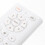 Draadloze Witte Fan Remote Controller Plastic Metalen Behuizing 5