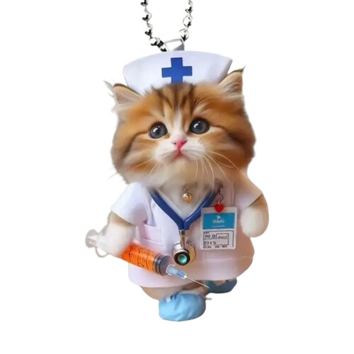 Fröhliches Cartoon-Kitty-Autozubehör für