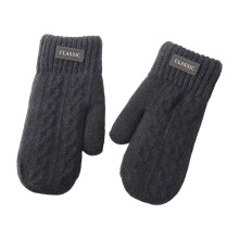 Fleeces Lined Thermals Gloves for Men Cold Weather-Dark Grey