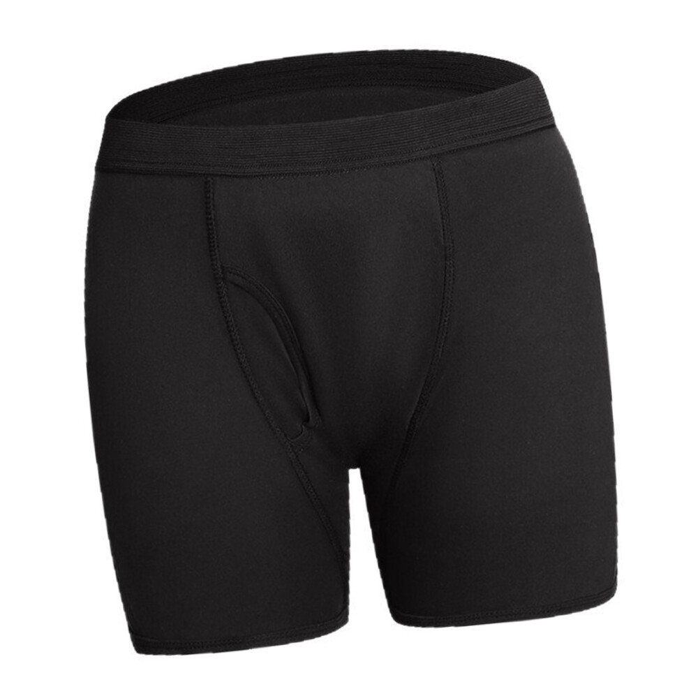 Black Incontinence Underwear,Leak Proof Underwear Washable- M