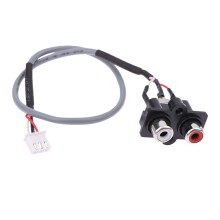 Câble d'extension sonore professionnel 2RCA vers XH2.54,