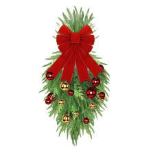 Christmas Teardrop Pendant Garlands Norfolk Pine Stair Decors