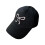 Adjustable Baseball Hat Breathable Cotton Cute Bowknot-Black 1