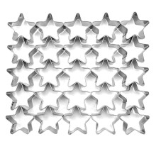 Stainless Steel Baking Molds Floral Heart Cookie Cutter-Star
