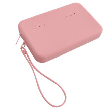 Silikon-Handyhalter Pink Großes Fassungsvermögen Strandtasche