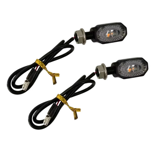 Motorcycle LED Turn Indicator Small Ellipsoid Housing Simple DIY